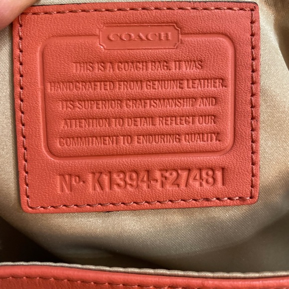 COACH TAYLOR LEATHER FLAP CROSSBODY BAG!🧡 - Picture 10 of 11